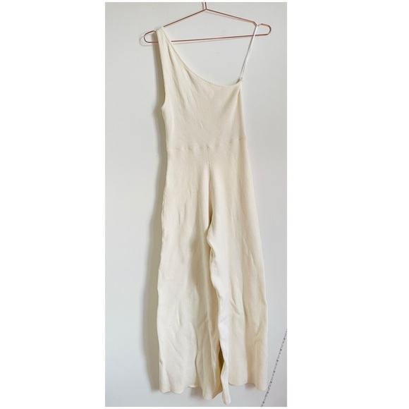 Free People Beach Waverly Jumpsuit Ivory M - Picture 3 of 8